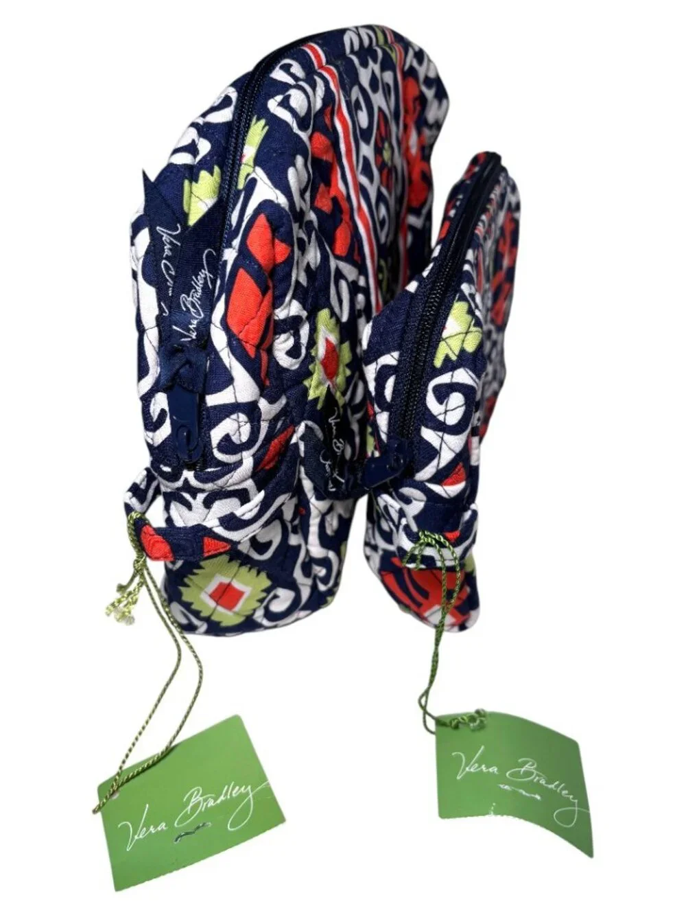 NEW Vera Bradley Sun Valley Cosmetic Bag Large Medium Set Travel Gift Retired